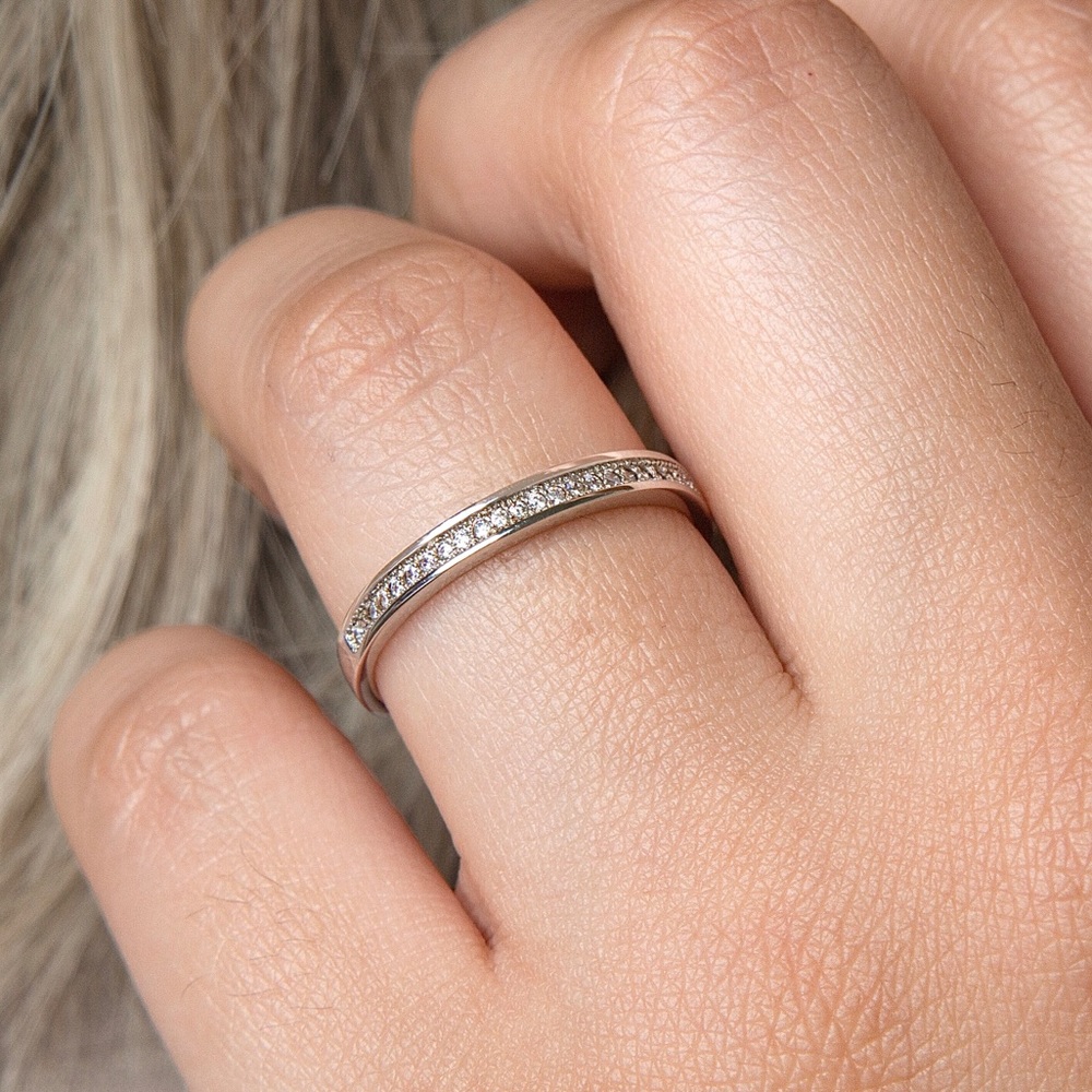 ✨NEW✨ CZ Half Infinity Band | Sterling Silver 925